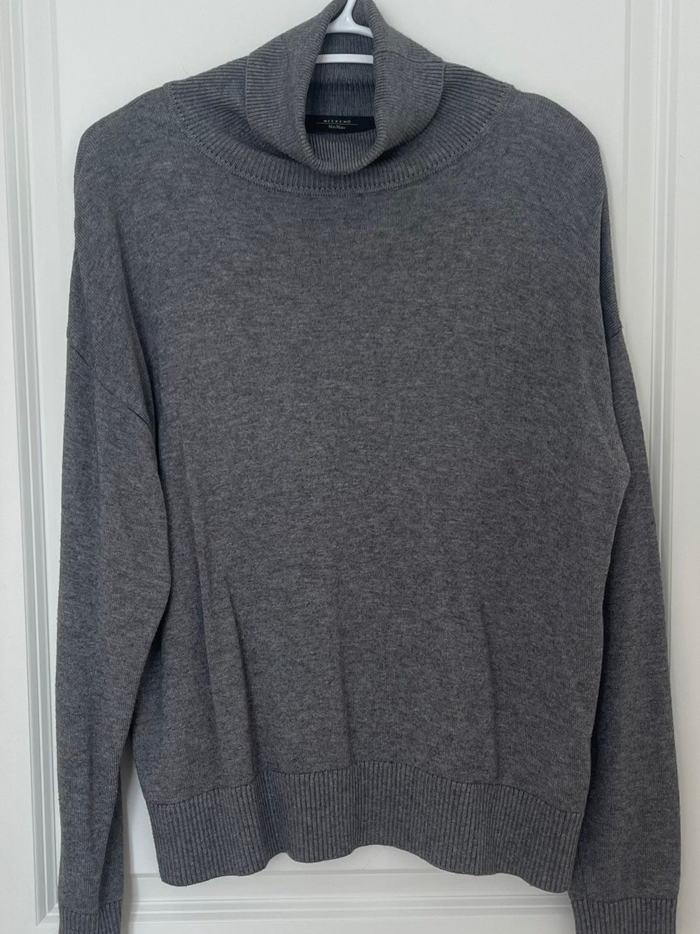 Max Mara Weekend Gray Turtleneck Sweater